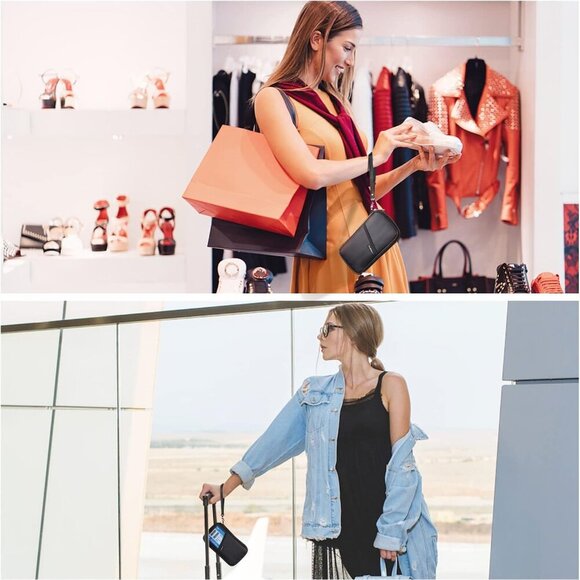 Fireproof RFID Blocking Passport Holder Wallet, Family Multiple Passport Holder - Picture 8 of 9